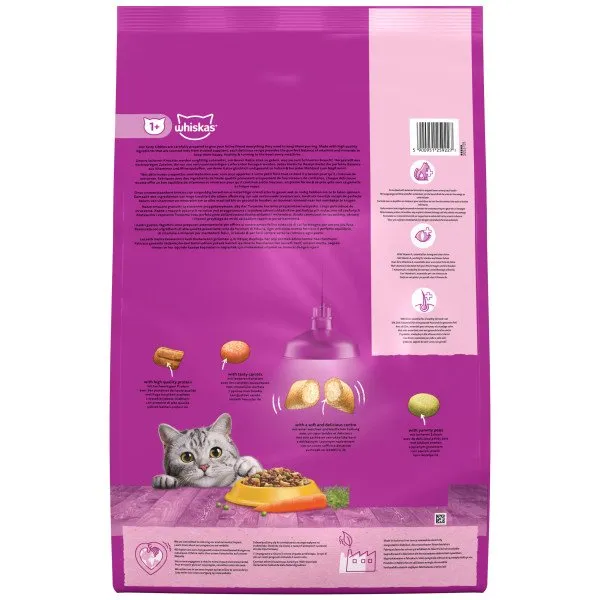 Whiskas Dry 1  Cat Food with Chicken