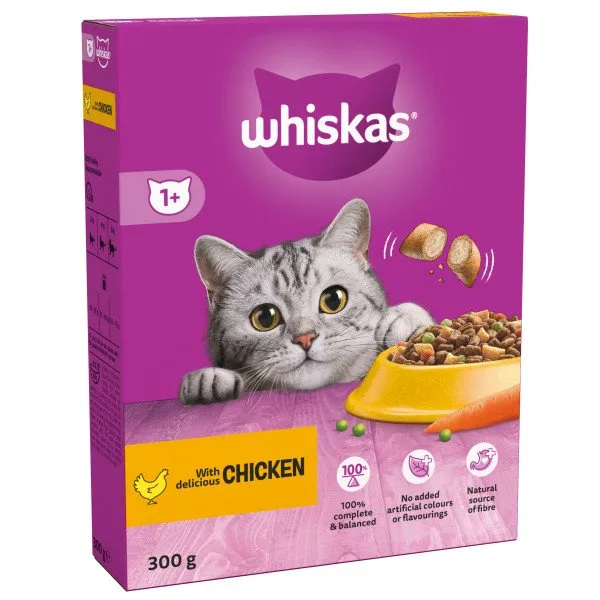 Whiskas Dry 1  Cat Food with Chicken