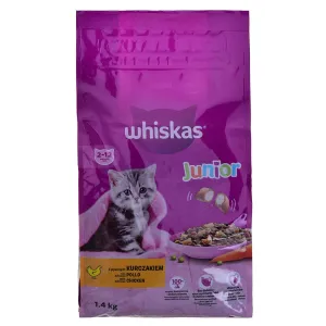 Whiskas Junior 2-12 Chicken - Dry Cat Food - 1.4 Kg