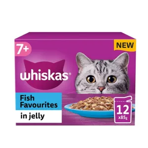 Whiskas Pouch 7  Fish Favourites In Jelly 12x85g